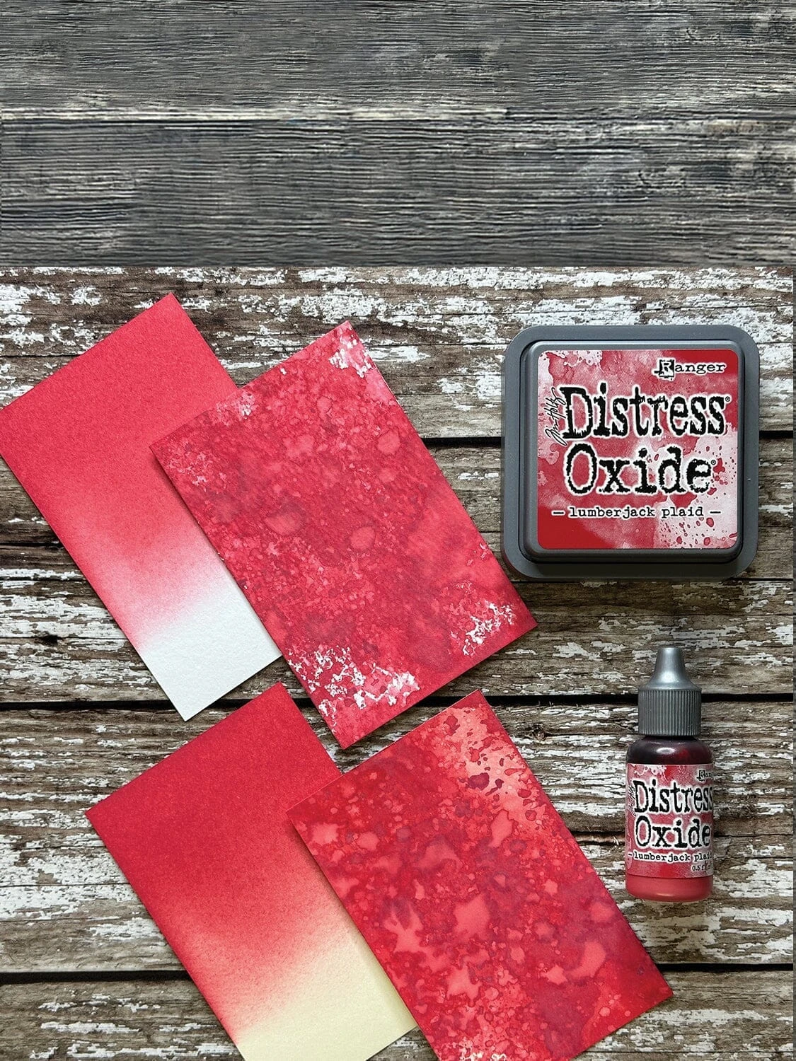 Tim Holtz Distress® Oxide® Ink Pad Lumberjack Plaid 4 Tim Holtz Distress® Oxide® Ink Pad Lumberjack Plaid - Image 2