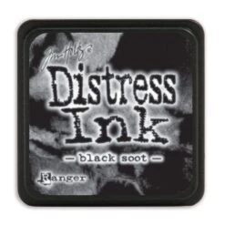 Tim Holtz Mini Distress® Ink Pad Black Soot