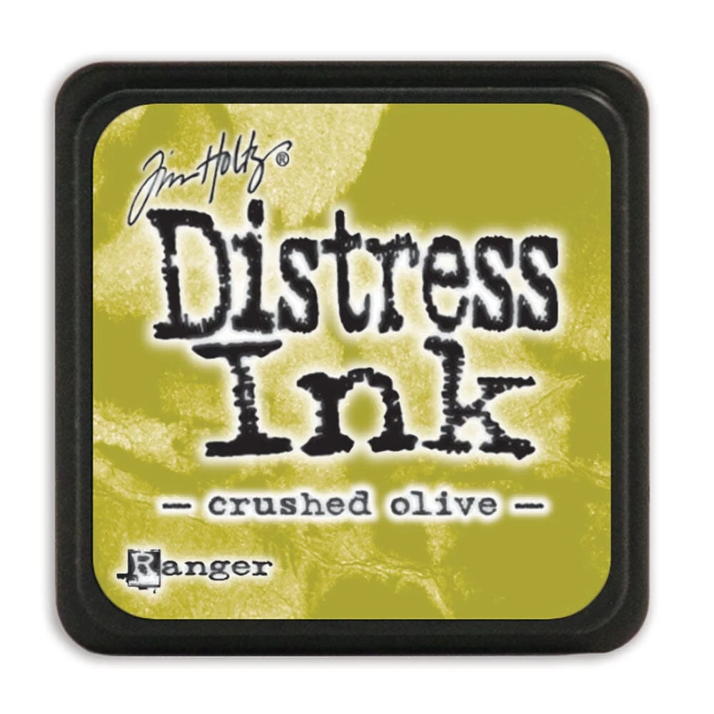 Tim Holtz Mini Distress® Ink Pad Crushed Olive 3 Tim Holtz Mini Distress® Ink Pad Crushed Olive