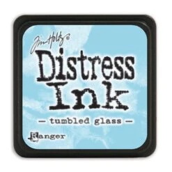 Tim Holtz Mini Distress® Ink Pad Tumbled Glass