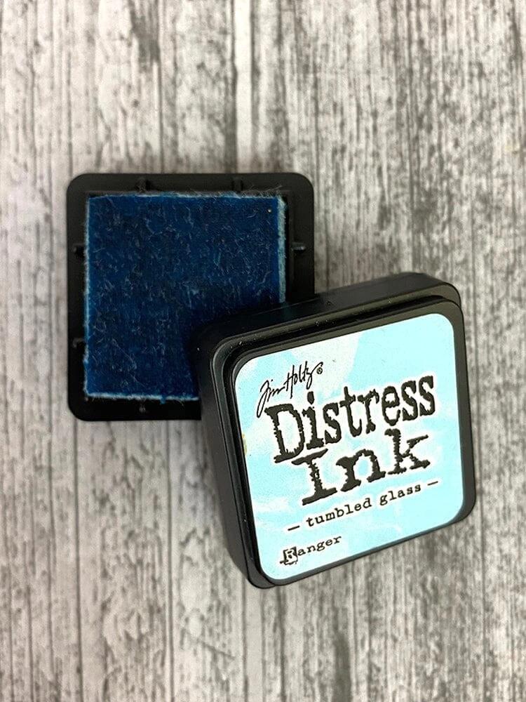 Tim Holtz Mini Distress® Ink Pad Tumbled Glass 4 Tim Holtz Mini Distress® Ink Pad Tumbled Glass - Image 2