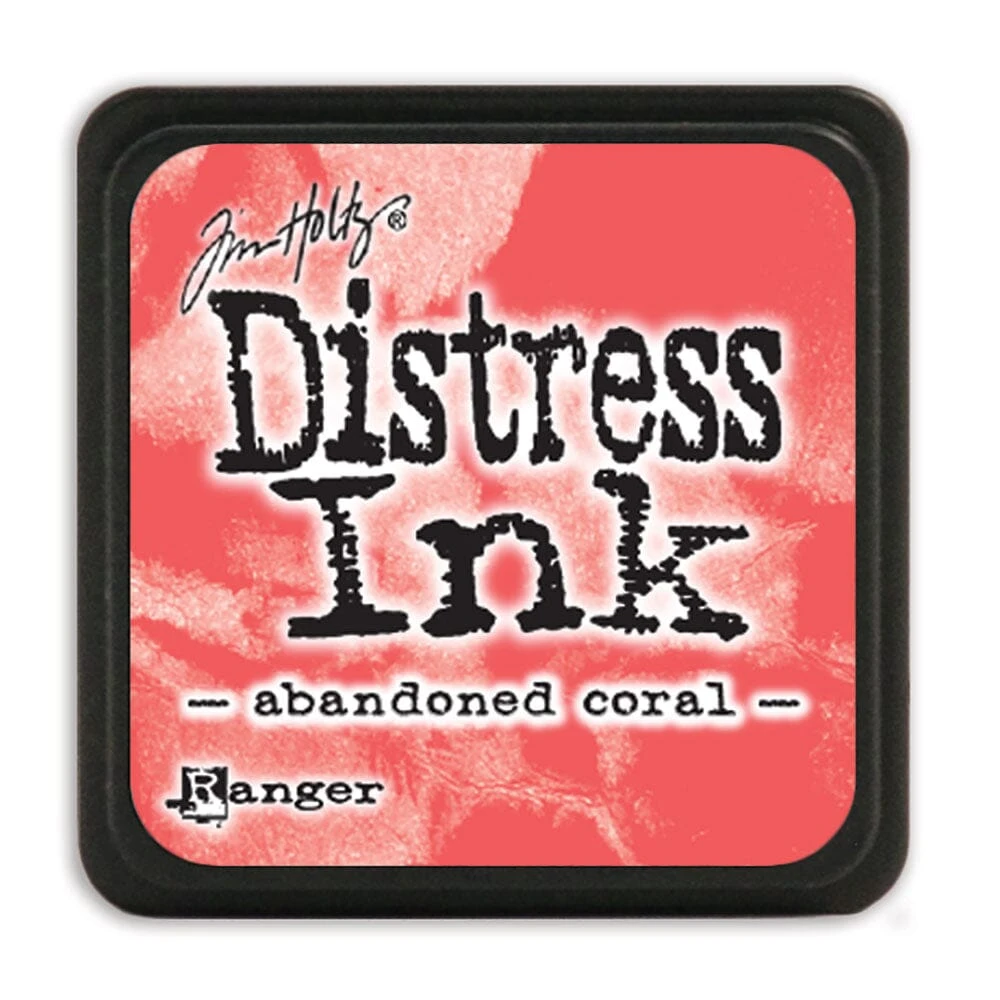 Tim Holtz Mini Distress® Ink Pad Abandoned Coral 3 Tim Holtz Mini Distress® Ink Pad Abandoned Coral