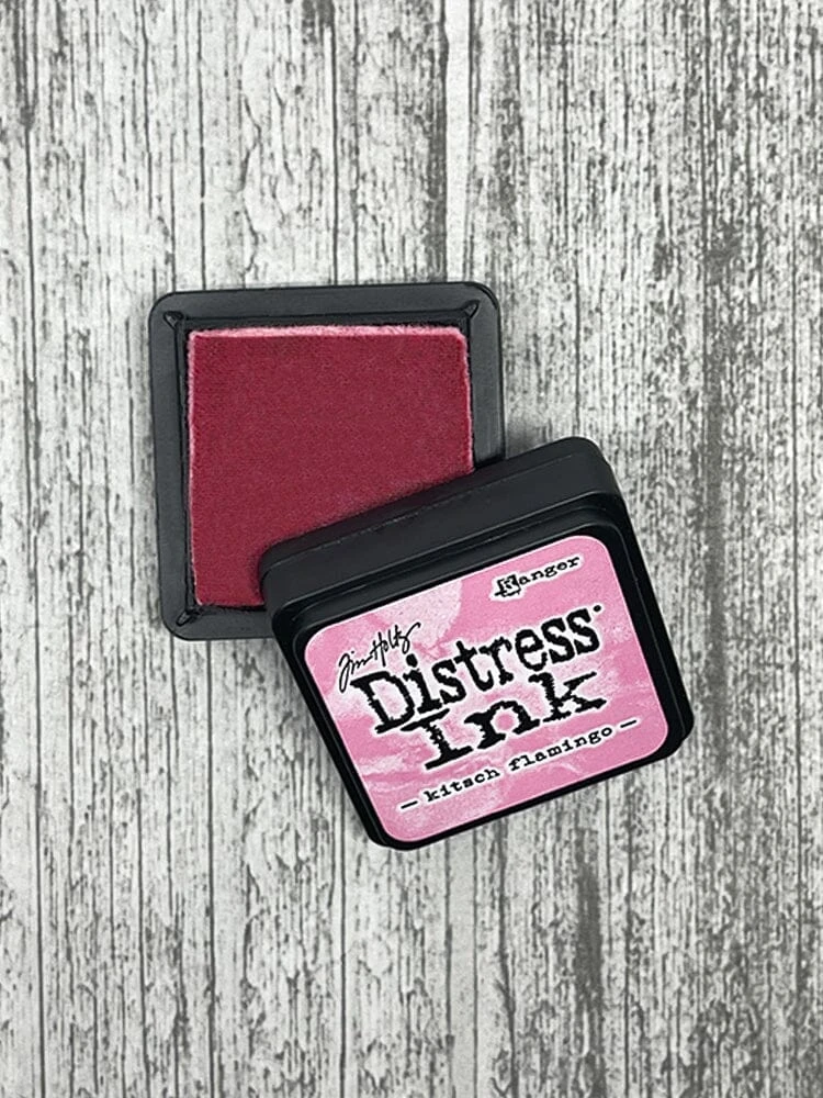 Tim Holtz Mini Distress® Ink Pad Kitsch Flamingo 4 Tim Holtz Mini Distress® Ink Pad Kitsch Flamingo - Image 2