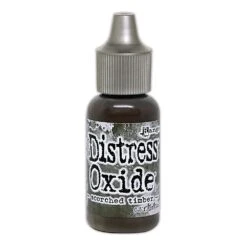 Tim Holtz Distress® Oxide® Ink Pad Re-Inker Scorched Timber 0.5oz