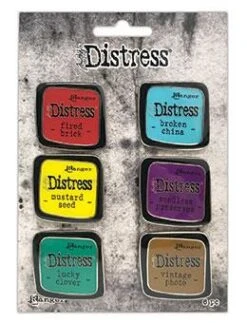 Tim Holtz Distress® Enamel Pin Set #2