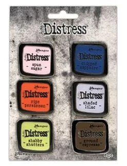 Tim Holtz Distress® Enamel Pin Set #6