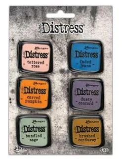 Tim Holtz Distress® Enamel Pin Set #8
