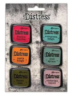 Tim Holtz Distress® Enamel Pin Set #9