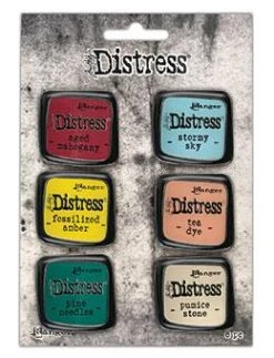 Tim Holtz Distress® Enamel Pin Set #10
