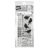 Tim Holtz Stampers Anonymous Stamp & Stencil Mixed Media Silhouette Birds 2 Tim Holtz Stampers Anonymous Stamp & Stencil Mixed Media Silhouette Birds -RANGER ART SUPPLIES THMM182 SILHOUETTE BIRDS