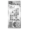 Tim Holtz Stampers Anonymous Mini Layering Stencil Set #59 2 Tim Holtz Stampers Anonymous Mini Layering Stencil Set #59 -RANGER ART SUPPLIES THMST059 01