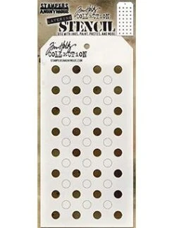 Tim Holtz Stampers Anonymous Shifter Dots Layered Stencil