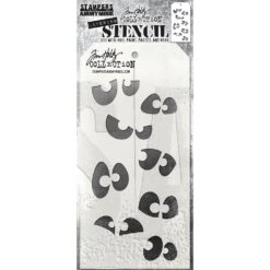 Tim Holtz Stampers Anonymous Layering Stencil Peekaboo