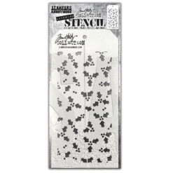 Tim Holtz Stampers Anonymous Layering Stencil Tiny Holly