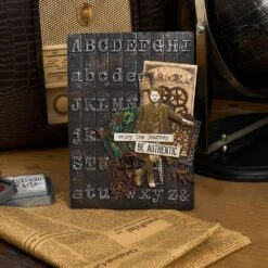 Tim Holtz Sizzix 3-D Texture Large Embossing Folder Typewriter -RANGER ART SUPPLIES TH May 25 666885 03