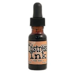 Tim Holtz Distress® Ink Pad Re-Inker Tea Dye, 0.5oz
