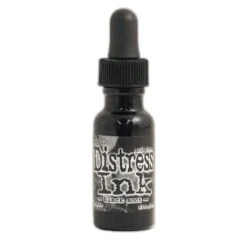 Tim Holtz Distress® Ink Pad Re-Inker Black Soot, 0.5oz