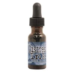 Tim Holtz Distress® Ink Pad Re-Inker Faded Jeans, 0.5oz