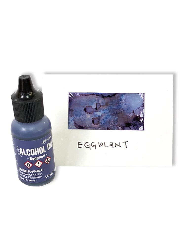 Tim Holtz® Alcohol Ink Eggplant, 0.5oz 4 Tim Holtz® Alcohol Ink Eggplant, 0.5oz - Image 2