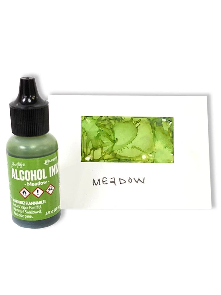Tim Holtz® Alcohol Ink Meadow, 0.5oz 4 Tim Holtz® Alcohol Ink Meadow, 0.5oz - Image 2
