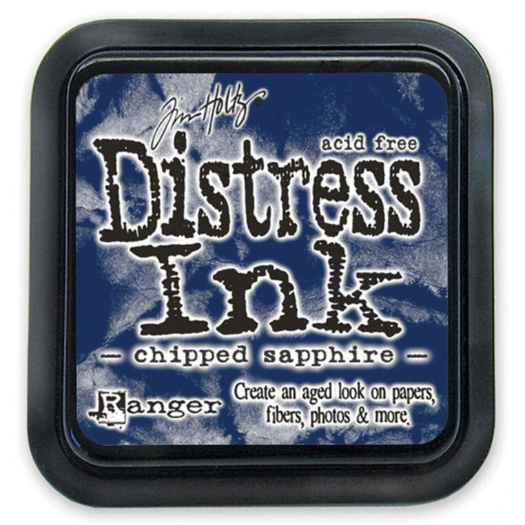 Tim Holtz Distress® Ink Pad Chipped Sapphire 3 Tim Holtz Distress® Ink Pad Chipped Sapphire