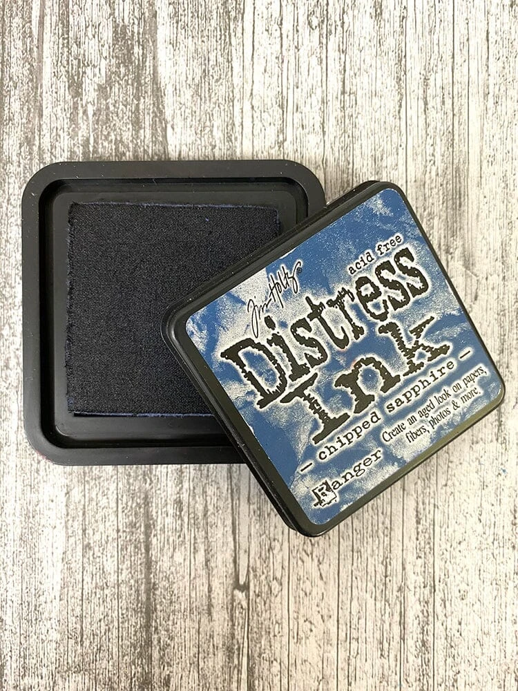 Tim Holtz Distress® Ink Pad Chipped Sapphire 4 Tim Holtz Distress® Ink Pad Chipped Sapphire - Image 2