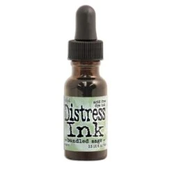 Tim Holtz Distress® Ink Pad Re-Inker Bundled Sage, 0.5oz