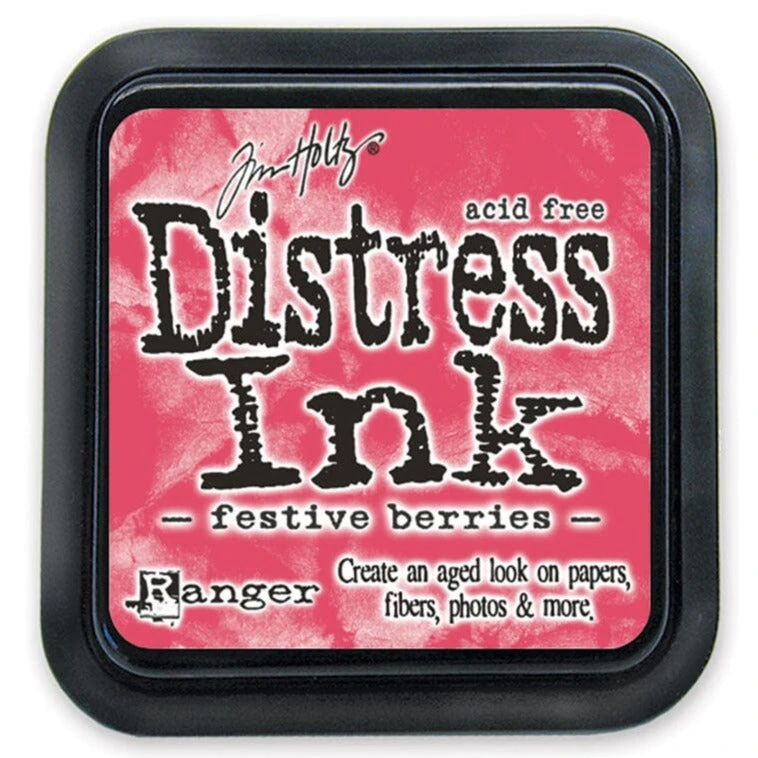 Tim Holtz Distress® Ink Pad Festive Berries 3 Tim Holtz Distress® Ink Pad Festive Berries