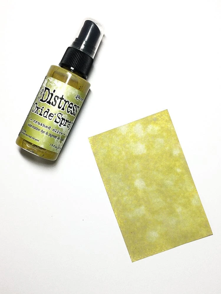 Tim Holtz Distress® Oxide® Sprays Crushed Olive 4 Tim Holtz Distress® Oxide® Sprays Crushed Olive - Image 2