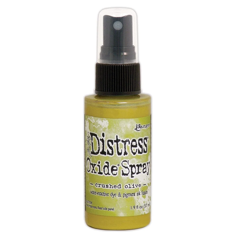 Tim Holtz Distress® Oxide® Sprays Crushed Olive 3 Tim Holtz Distress® Oxide® Sprays Crushed Olive
