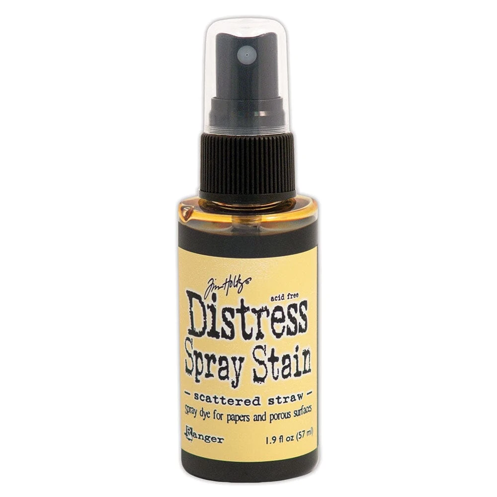 Tim Holtz Distress® Spray Stain Scattered Straw, 2oz 3 Tim Holtz Distress® Spray Stain Scattered Straw, 2oz
