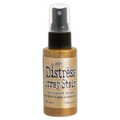Tim Holtz Distress® Spray Stain Tarnished Brass, 2oz
