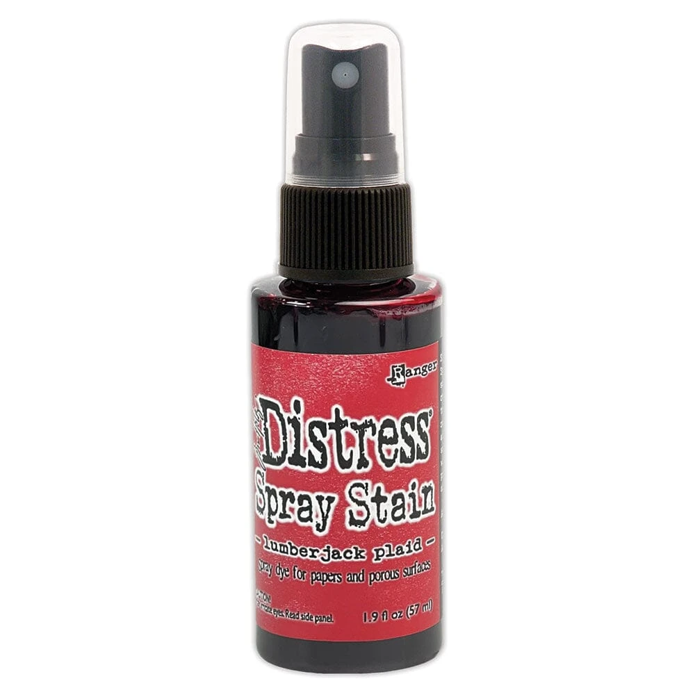 Tim Holtz Distress® Spray Stain Lumberjack Plaid, 2oz 3 Tim Holtz Distress® Spray Stain Lumberjack Plaid, 2oz
