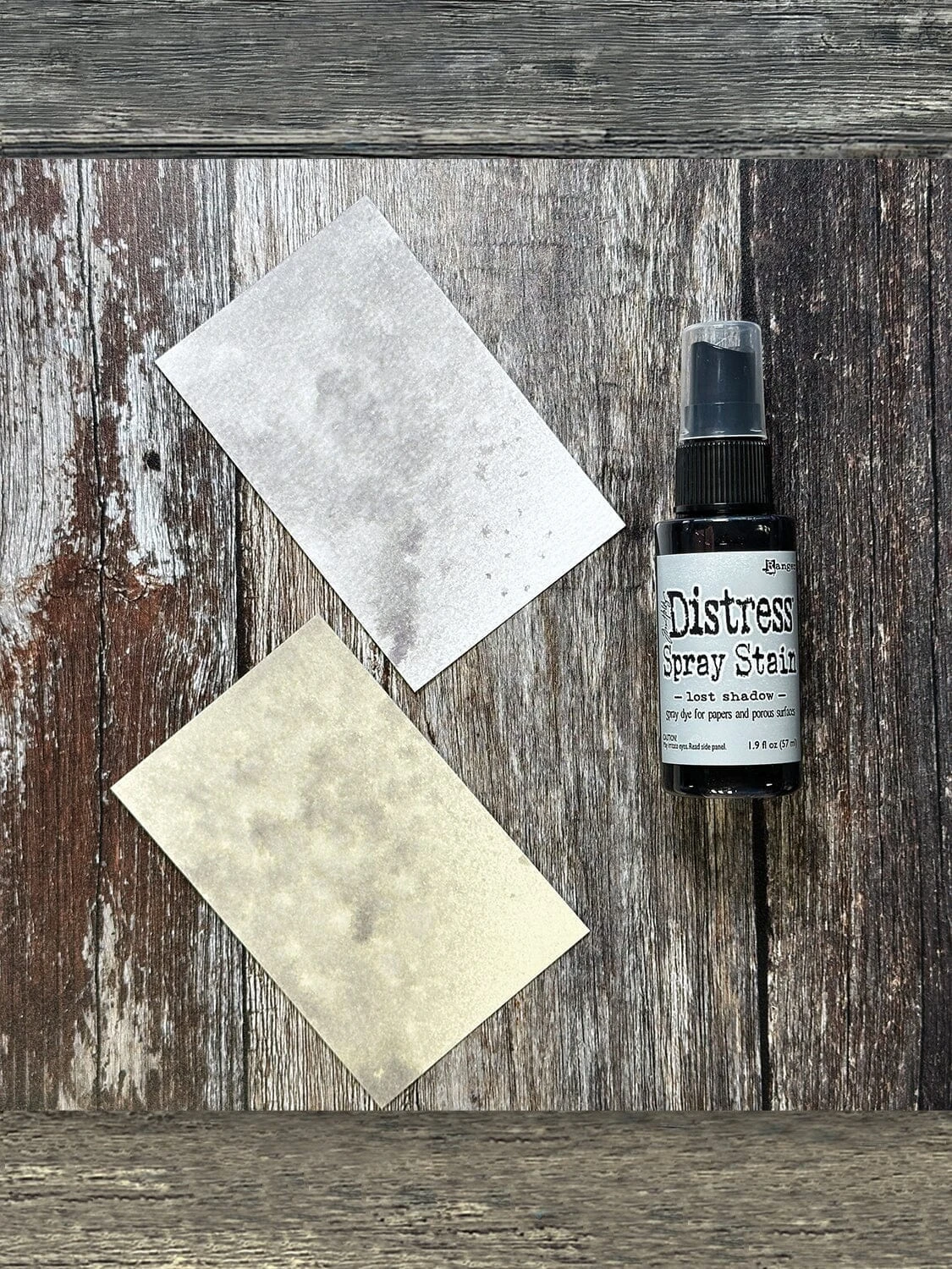 Tim Holtz Distress® Spray Stain Lost Shadow, 2oz 4 Tim Holtz Distress® Spray Stain Lost Shadow, 2oz - Image 2