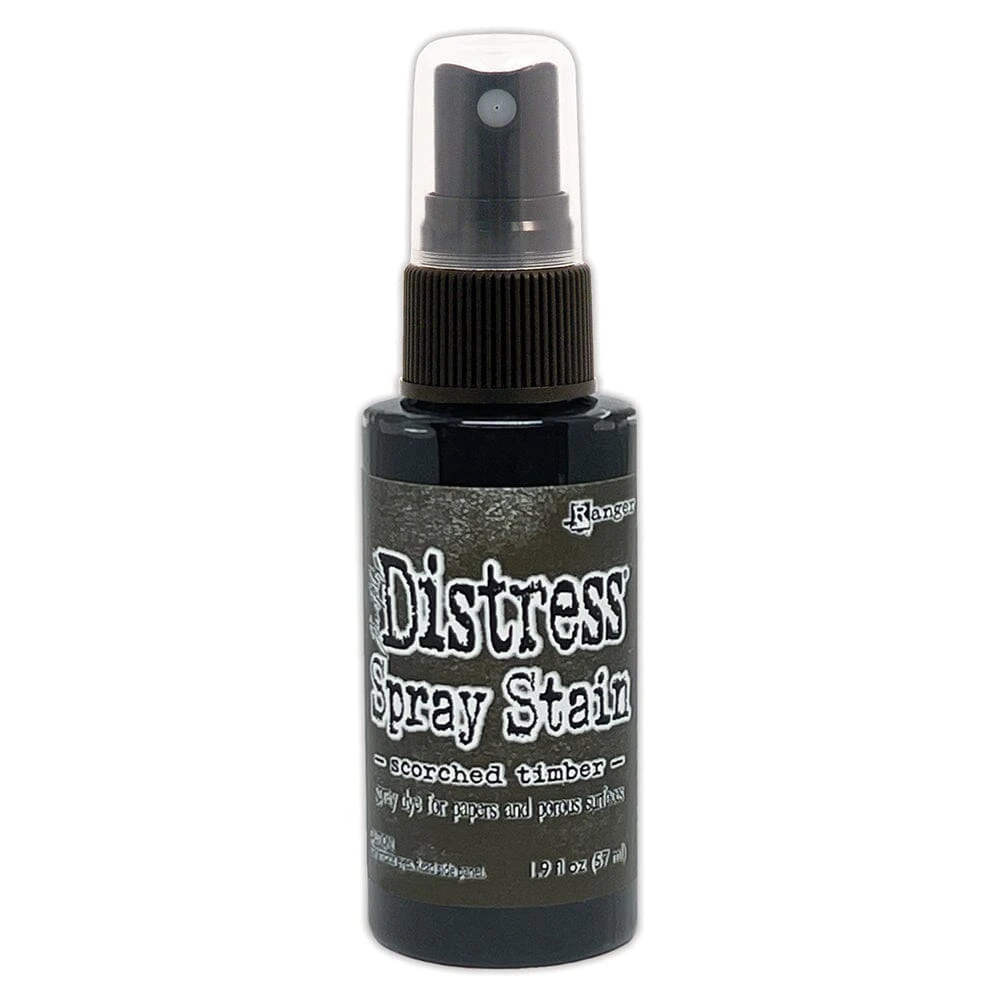 Tim Holtz Distress® Spray Stain Scorched Timber, 2oz 3 Tim Holtz Distress® Spray Stain Scorched Timber, 2oz