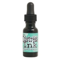 Tim Holtz Distress® Ink Pad Re-Inker Cracked Pistachio, 0.5oz