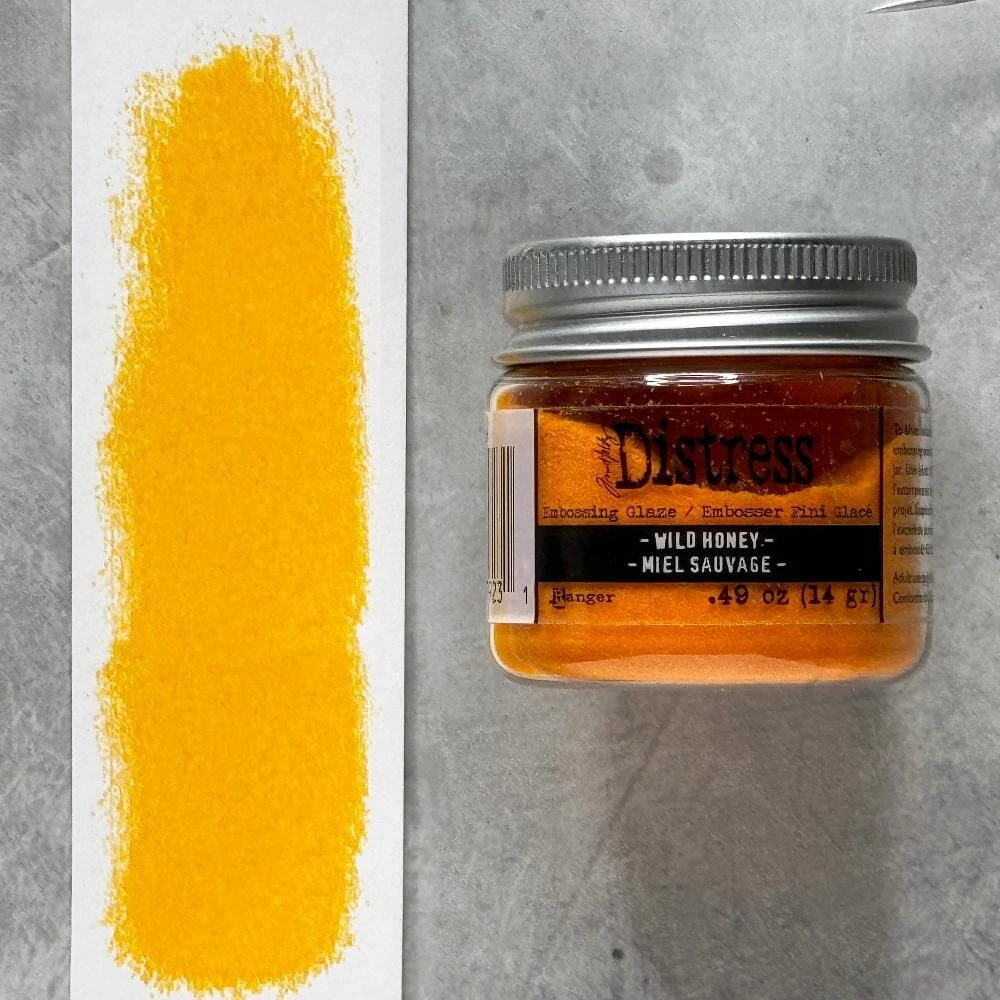 Tim Holtz Distress® Embossing Glaze Wild Honey 4 Tim Holtz Distress® Embossing Glaze Wild Honey - Image 2