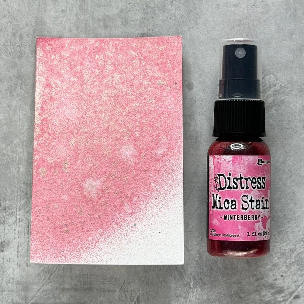 Tim Holtz Distress® Winterberry Mica Stain 4 Tim Holtz Distress® Winterberry Mica Stain - Image 2