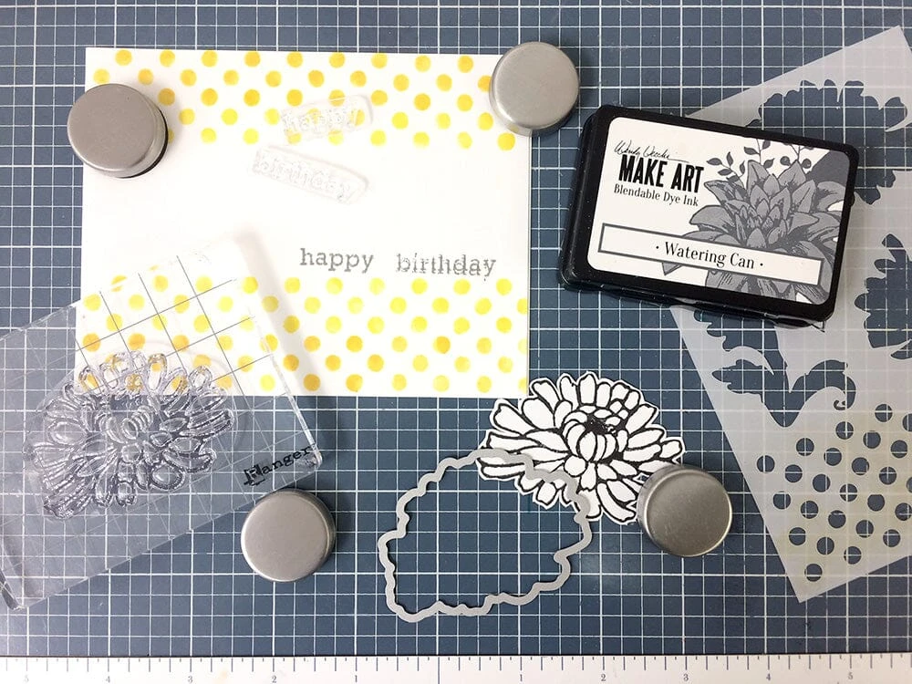 Wendy Vecchi Stamp, Die & Stencil Set - Thank You 4 Wendy Vecchi Stamp, Die & Stencil Set - Thank You - Image 2